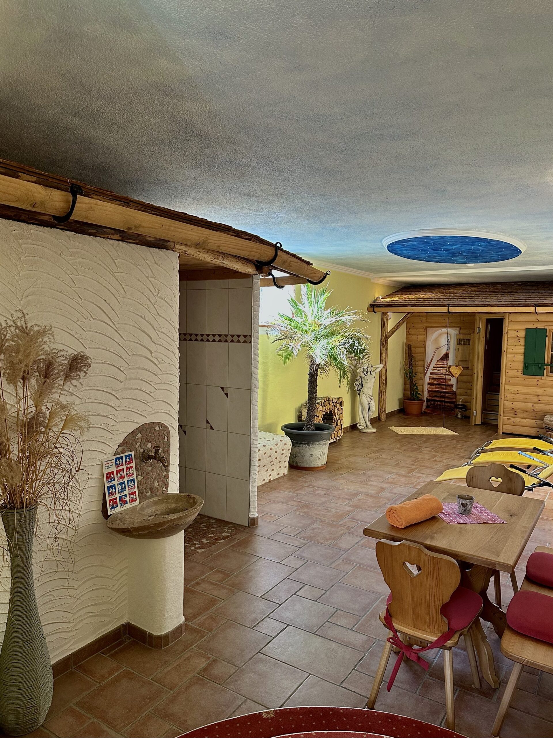 Wellness- und Ruhebereich im Landhaus Quehenberger in Maishofen